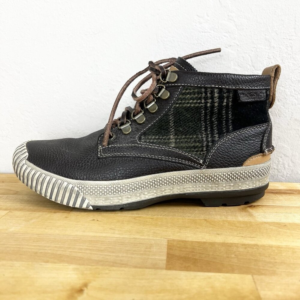 Timberland Smartwool 74197 Anti-Fatigue Boots Sneaker Brown Leather Mens‎ SZ 7.5